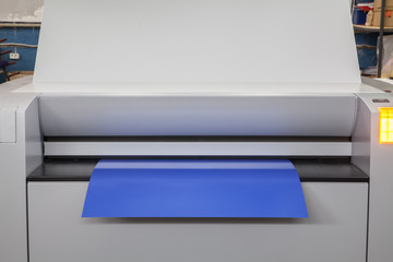 Thermal digital plate on the CTP in the printing house