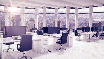 Composite image of office furniture