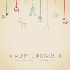 cute Christmas invitation card