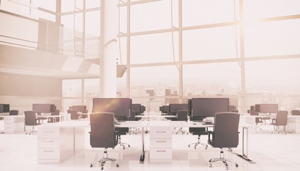 Composite image of office furniture