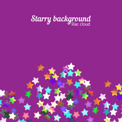 Holographic stars background