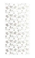 Flower silver foil design
