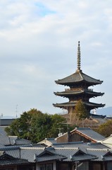 Obraz premium 京都 八坂の塔