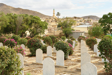 Italian War Cemetery Keren in Eritrea
