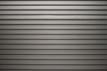 Obraz premium Closeup of a garage door slates 