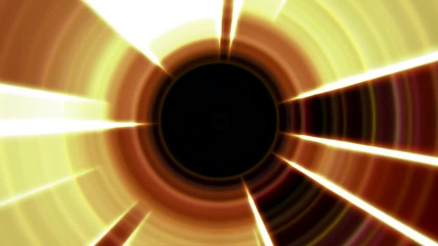 2D Rainbow Tunnel Vortex Portal Round Circular with Light Rays Background Backdrop	
