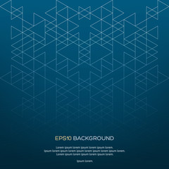 Abstract background with a structure of lines and triangles.