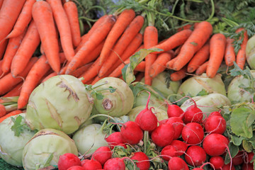 gemüse auf dem markt 