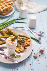 Healthy breakfast served