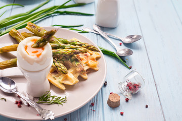 Healthy breakfast served