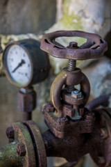 Lost Places Urbex rostiges Ventil