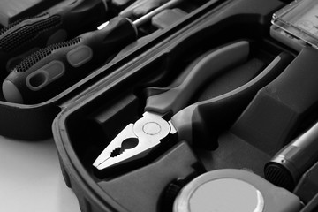 A set of tools for repair, metal appliances