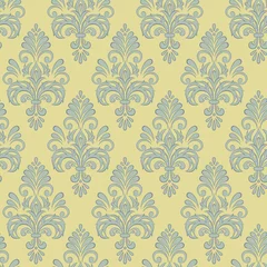 Kissenbezug Floral seamless vintage background. Vector background for textile design © antalogiya