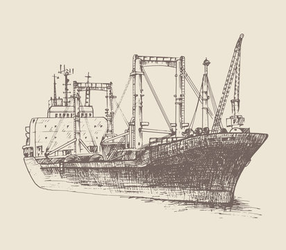 Cargo ship, reefer Forward