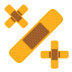 Adhesive plasters.