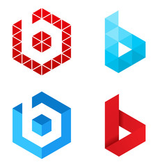 Letter B - Logo Set