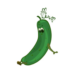  funny sad enamored cucumber	