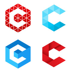 Letter C - Logo Set