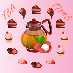 illustration of teapot