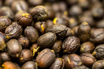 dried berries coffee beans