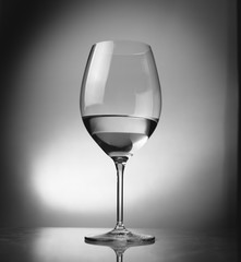 a glass of wine
