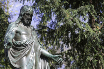 eine Statue von Jesus Christus