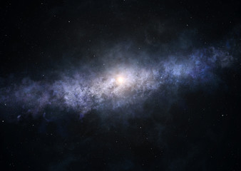 Obraz na płótnie Canvas Galactic panorama