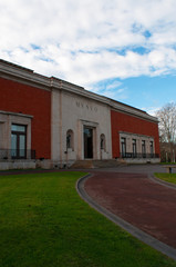 Paesi Baschi, 26/01/2017: il Museo delle Belle Arti di Bilbao all'interno del parco pubblico Dona Casilda Iturrizar 