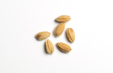 Obraz premium Grains of rice unpeeled