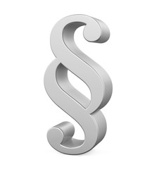 Naklejka premium Paragraph Symbol Isolated