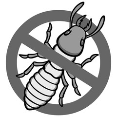 No Termite Sign