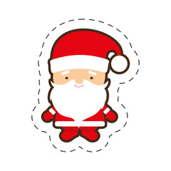 santa claus merry christmas image vector illustration eps 10