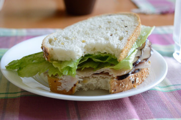 Turkey Sandwich for Lunch