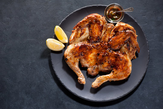 Grilled Roasted сhicken tabaka