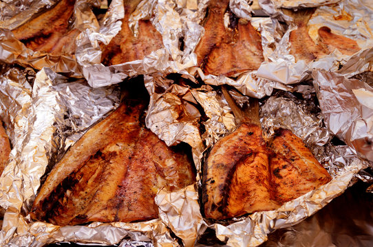 Smoked Catfish in Foil