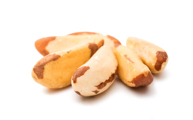Brazil nuts isolated