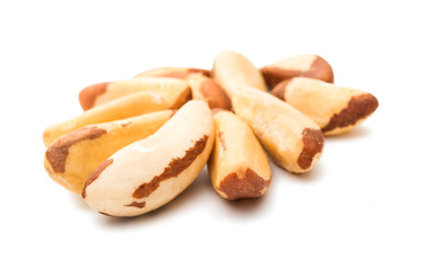 Brazil nuts isolated