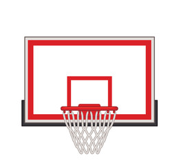 basketball hoop with rectangular backboard © yojo