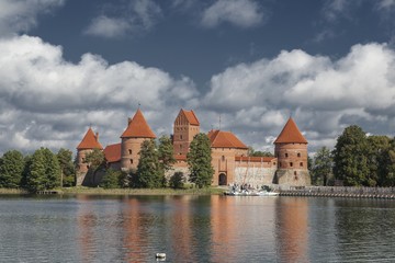 Trakai Island Castle in Lithuania