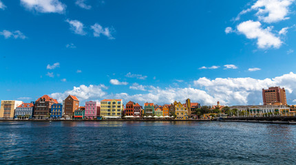 Ductch colonial houses in the caribbean