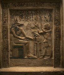 Obraz premium Starożytne egipskie hieroglify
