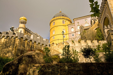 Pena Castle from outside the grounds
