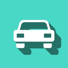 Obraz premium car icon stock vector illustration flat design