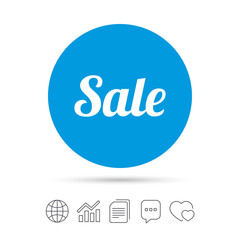 Sale sign icon. Special offer symbol.