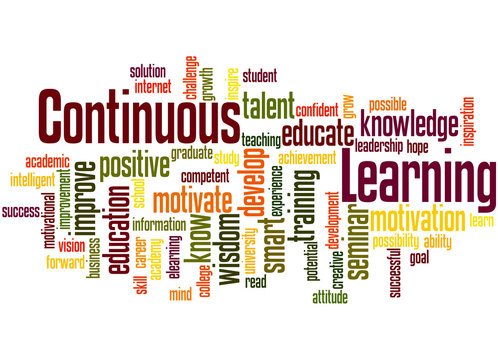 Continuous Learning, word cloud concept 6
