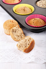 Homemade quinoa muffins.