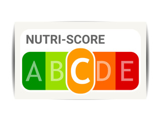 panneau nutri-score - nutriscore - claire - indice C