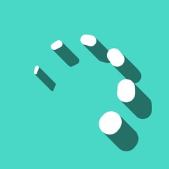 loading icon stock vector illustration flat design