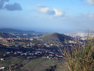 Blick vom Pico de Bandama auf Las Palmas de Gran Canaria