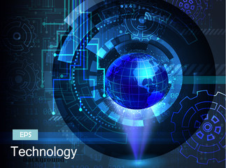 Abstract technology background